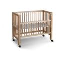 Lit Bébé à Barreaux Cododo Maxi Boxspring En Hêtre Massif Naturel 50x90 Cm