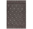 Tapis De Salon Atlas Diamond En Polypropylène - Gris Anthracite - 120x170 Cm