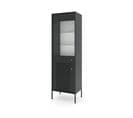 Vitrine Iseo 54x39x180 Cm Noir