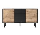 Buffet Willow 154x39x83 Cm Noir