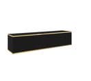 Meuble Tv Oro Mdf 135x32x30 Cm Noir