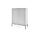 Buffet Avon 104x39x125 Cm Gris