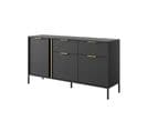 Buffet Lars 154x40x82 Cm Noir