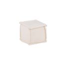 Pouf Castine 40x40x38 Cm Blanc