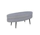 Pouf Otto 100x40x41 Cm Gris