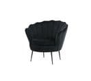 Fauteuil Calais 77x83x76 Cm Noir