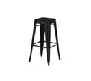 Tabouret De Bar Tempe 43x43x76 Cm Noir