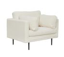 Fauteuil Boom 110x86x84 Cm Blanc