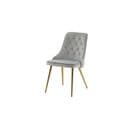 Chaise Velvet Deluxe 50x66x89 Cm Gris