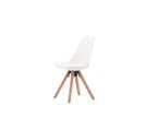 Chaise Zeno 48x56x84 Cm Blanc