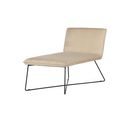 Fauteuil fixe X-lounge 71x128x83 Cm Beige