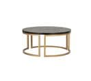 Table Basse Seville 90x90x40 Cm Noir