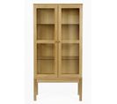 Vitrine 2 Portes "abbeywood" 170cm Naturel