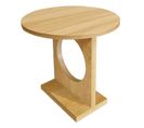 Table D'appoint Design "bau" 45cm Naturel