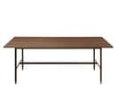 Table Rectangulaire En Bois Et Métal Noir L200 - Jersey