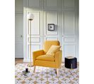 Fauteuil CHILLY tissu jaune