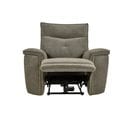 Fauteuil relax 3 moteurs ADAM tissu marron