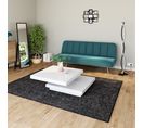 Banquette 3 places convertible LILY en velours vert