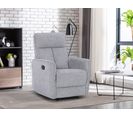 Fauteuil relax manuel JOY tissu gris