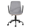 Fauteuil de bureau LILIO marron et gris