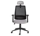 Fauteuil de bureau PRIAM noir et gris