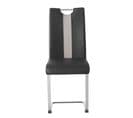 Lot de 2 chaises SNOW 4 noir et grise