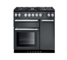 Piano de cuisson FALCON NEX90DFSL/C mixte 90 gris