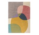 Tapis Contemporain Courbe Pour Salon Glow Multicolore 120x170