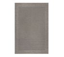 Tapis Laine Plat Contemporain Rectangle Rue Gris 120x170