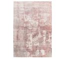 Tapis Moderne Fait Main Bygat En Viscose - Rose - 160x230 Cm