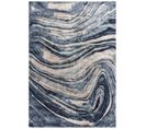 Tapis De Salon Toscania En Viscose - Bleu - 240x340 Cm