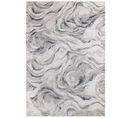 Tapis De Salon Vicola En Viscose - Gris - 120x170 Cm