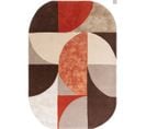 Tapis De Salon Lavo En Laine - Orange - 160x230 Cm