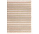 Tapis Moderne Strippy En Coton - Blanc - 120x170 Cm