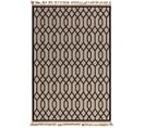 Tapis Moderne Torsy En Coton - Noir - 200x290 Cm