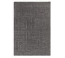 Tapis De Salon Zema En Laine - Gris Anthracite - 200x290 Cm