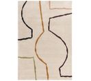 Tapis De Salon Edgy En Laine - Beige - 200x290 Cm