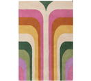 Tapis De Salon Moderne Style Rétro Tippy En Polyester - Multicolore - 200x290 Cm