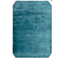Tapis De Salon Moderne En Viscose Shaft En Viscose - Bleu Turquoise - 160x230 Cm