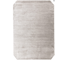 Tapis De Salon Moderne En Viscose Shaft En Viscose - Gris - 200x290 Cm