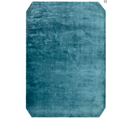 Tapis De Salon Moderne En Viscose Shaft En Viscose - Bleu Turquoise - 200x290 Cm