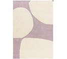 Tapis De Salon Moderne En Laine Cobble En Laine - Rose - 120x170 Cm