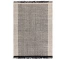 Tapis Moderne En Laine Tissé Main Elysium En Laine - Noir - 200x290 Cm