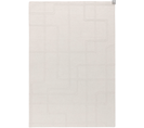 Tapis De Salon Pure Laine Linea En Laine - Blanc - 160x230 Cm