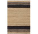 Tapis De Salon Pure Jute Banyan En Jute - Noir - 160x230 Cm