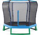 Trampoline - 210 Cm - Bleu Avec Filet