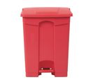 Poubelle De Cuisine à Pédale 65l Rouge -