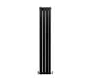 Radiateur Plat Noir Mat 160 Cm X 28 Cm