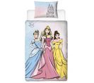 Parure De Lit Réversible Princesses Disney - Modèle Aurore, Cendrillon, Belle