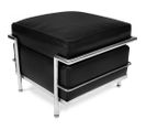 Repose-pied (ottoman) Squar - Cuir Premium Noir